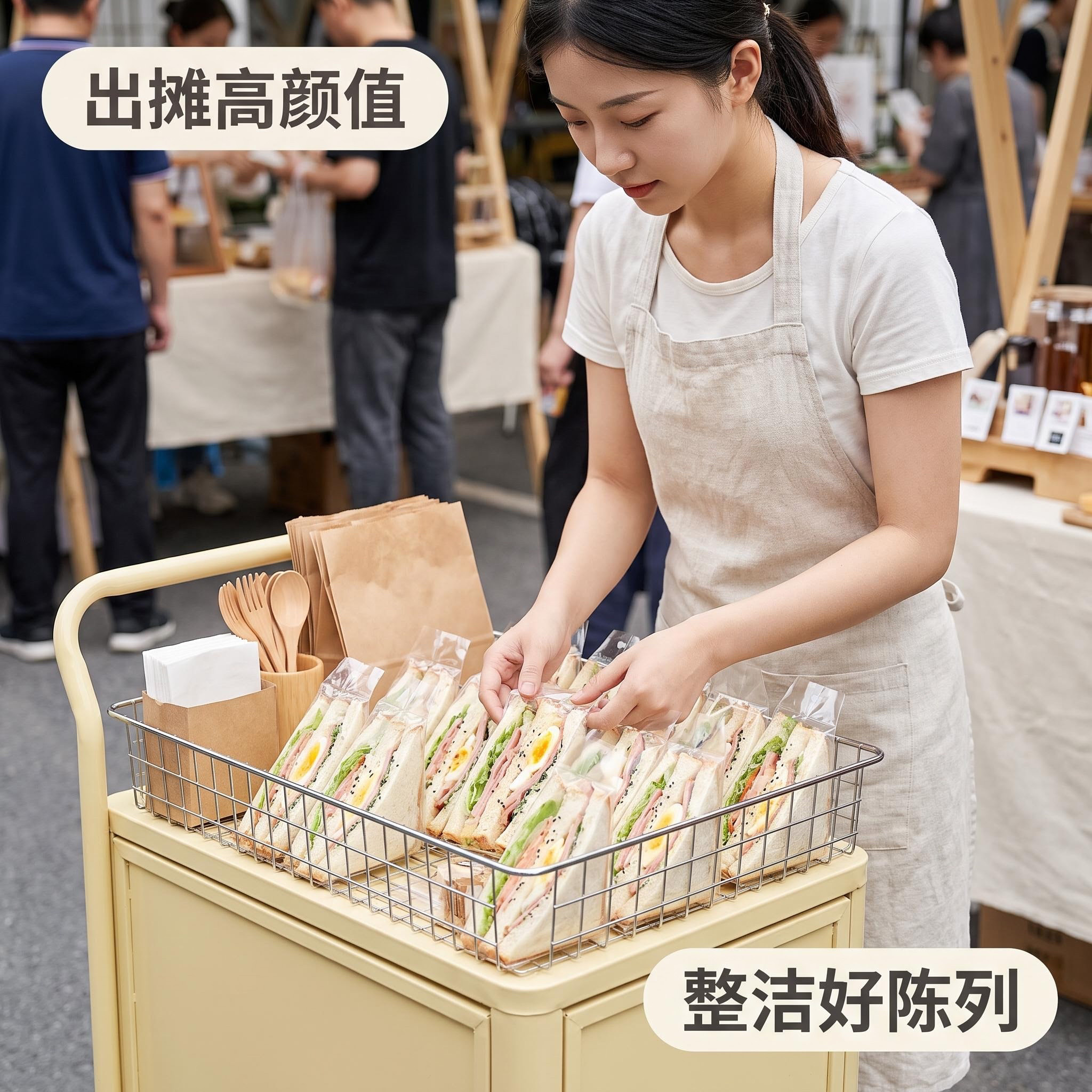 工厂定制烘焙塑料自封袋可印刷