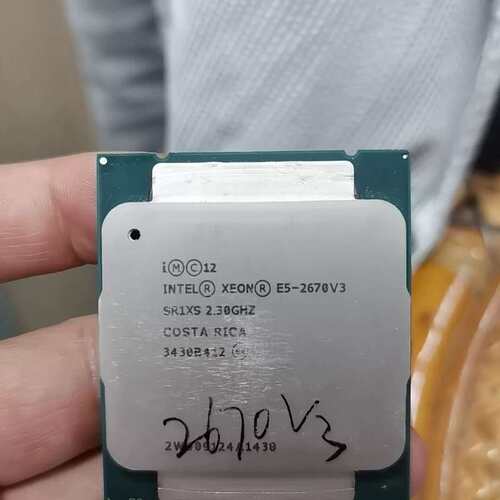 {议价}e5-2670V3 2.3G 12核24线程 QS正显 支