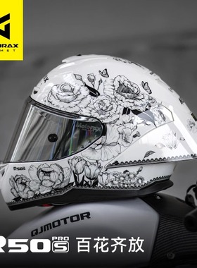 RSMORAX摩雷士R50SPRO摩托车头盔电动车男女四季大尾翼全盔新国标