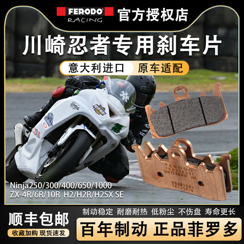 菲罗多川崎忍者摩托车前后刹车片