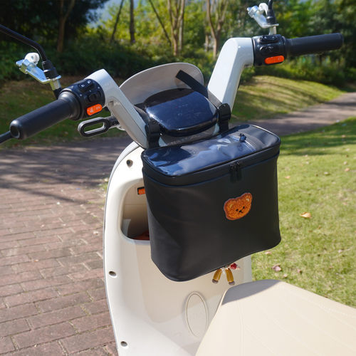 电动车挂包前置物兜电瓶车收纳袋