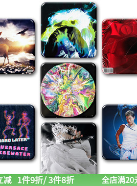 JinJiBeWater_隼专辑周边徽章胸针新说唱嘻哈歌手应援礼物冰箱贴