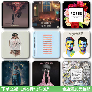 The Chainsmokers烟鬼乐队专辑周边吧唧摇滚电音饰品书包贴饰挂件