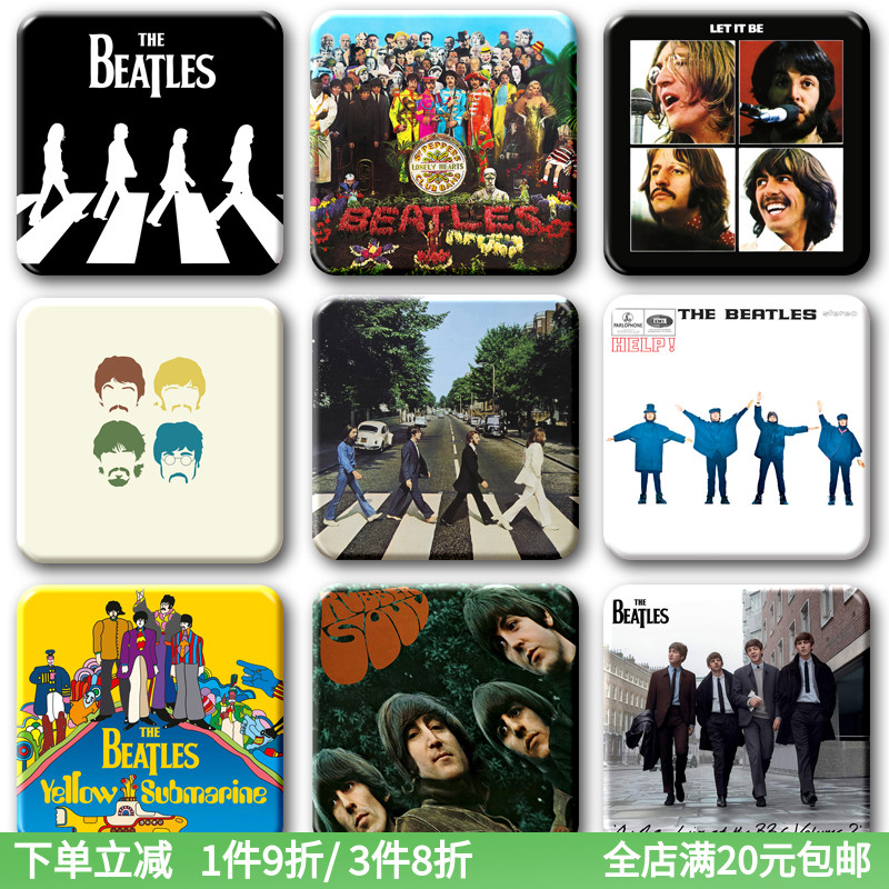 lennon列侬The Beatles甲壳虫乐队专辑徽章挂饰品披头士周边胸针