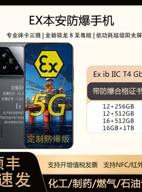 5G防爆手机化工厂小米15Pro定制本安EXT4医药工业石油库加油站NFC