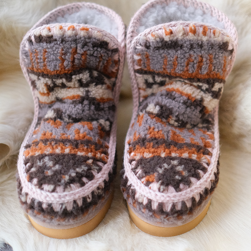 冬季新款羊皮毛一体雪地靴