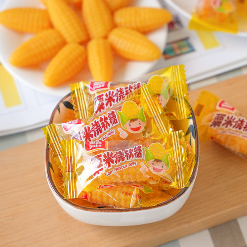 雅客玉米味软糖水果糖年货