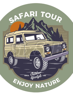 越野offroad坦克卫士FJ冒险穿越硬派反光磁性镭射车贴贴花#204014