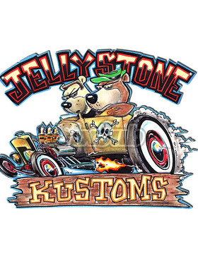 Jellystone Kustoms HOTROD汽车摩托贴纸和贴花#027002