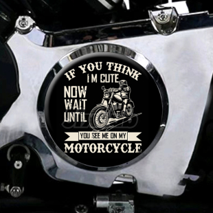 复古巡航机车 饰耐热立体车贴个性 适用于mj919 917发动机离合盖装