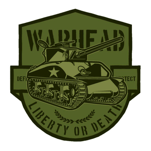 WARHEAD坦克德式三马子三轮摩托汽车贴纸贴画#1212