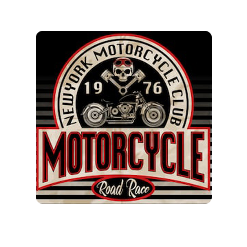 纽约摩托车公路赛贴纸