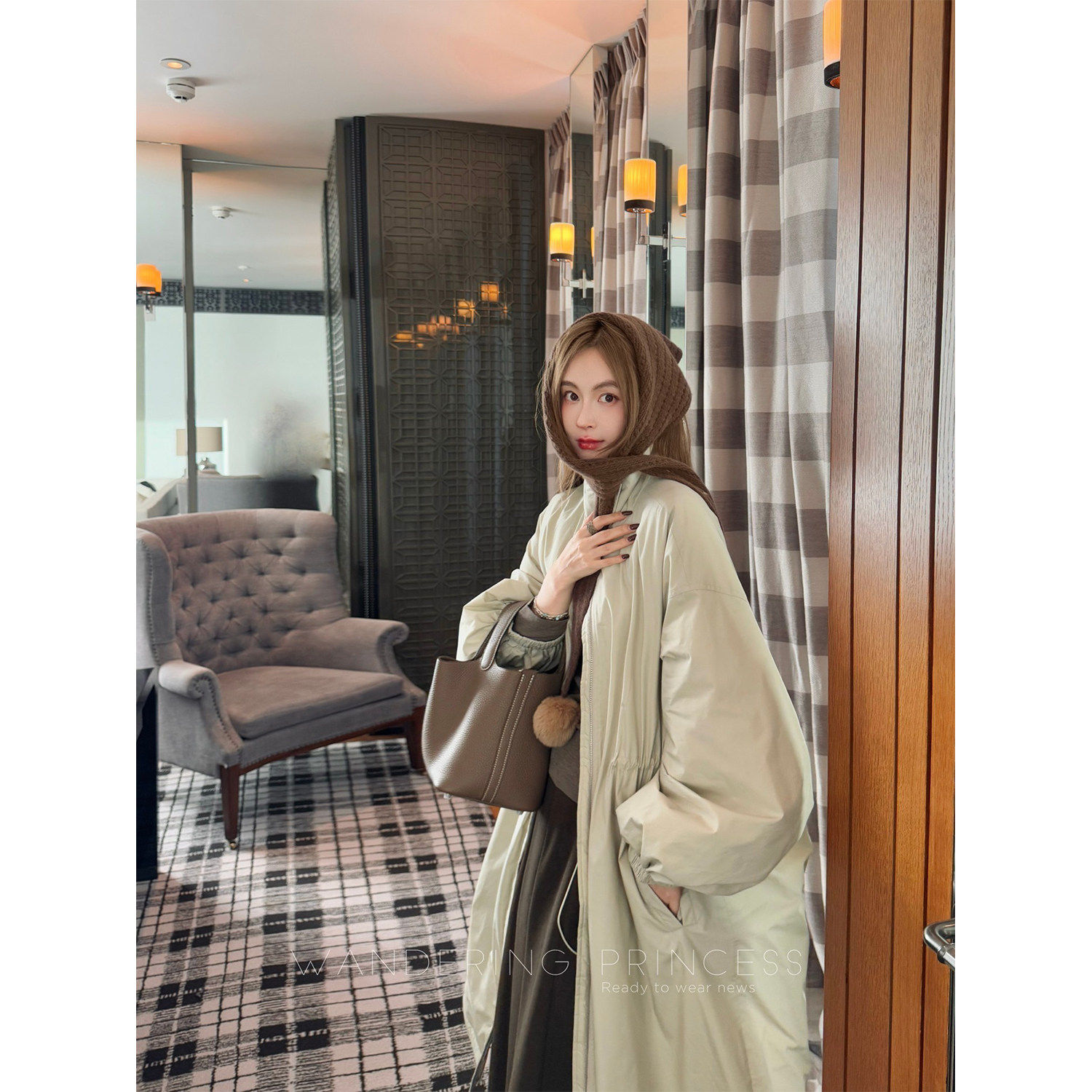 钱美西 90白鸭绒工装廓形长款风衣羽绒服通勤防风保暖百搭外套女,女装/女士精品,羽绒服,淘宝优惠券,粉丝福利购,淘宝优惠卷