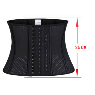 waist trainer 绑带乳胶latex 钢骨束腰短款 corset瘦身收腹带腰封