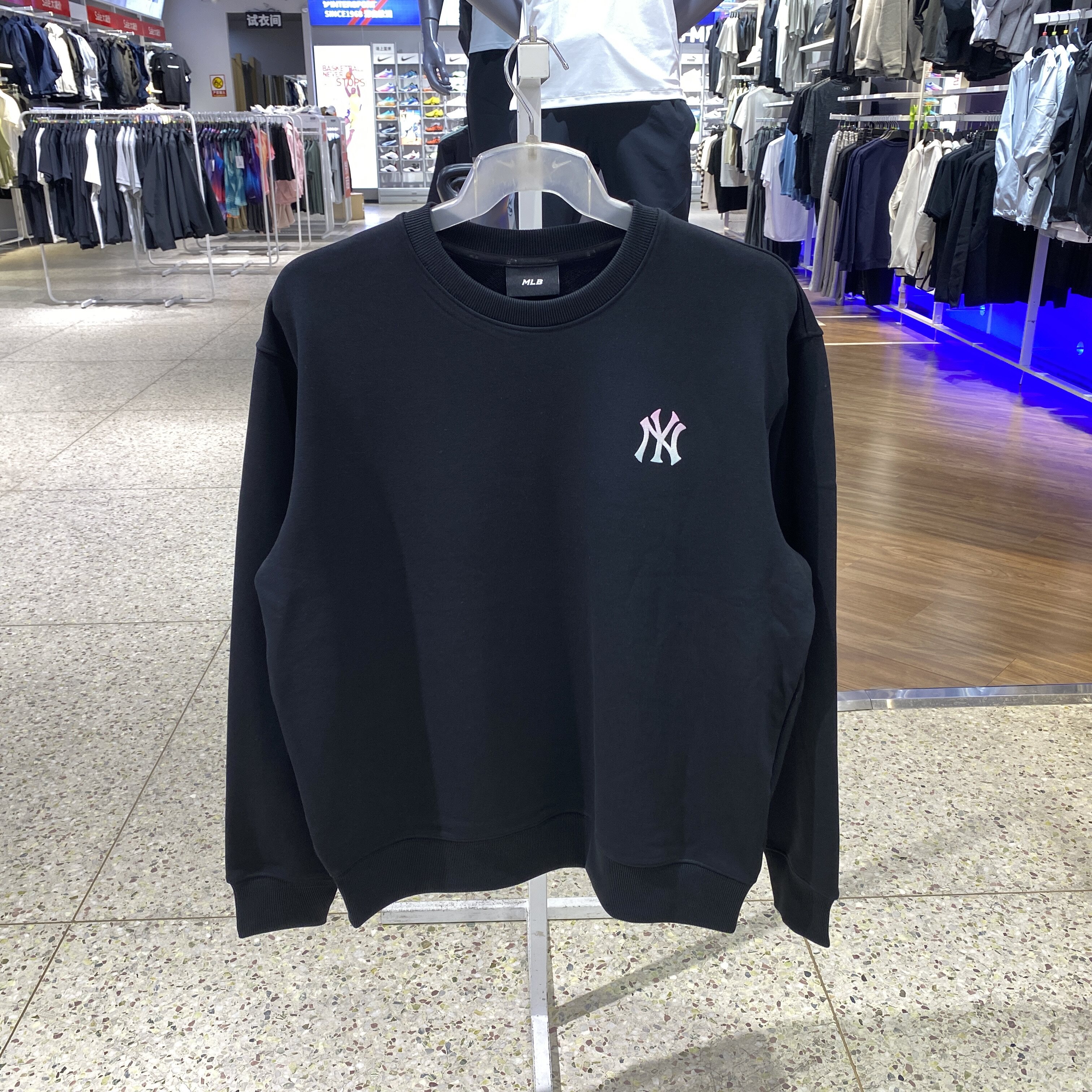 MLB男女情侣秋新款运动休闲上衣