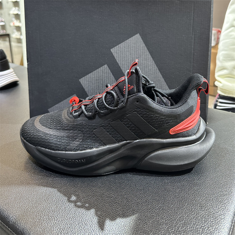 正品Adidas阿迪达斯轻运动秋冬季男子低帮系带跑步运动鞋ID8624