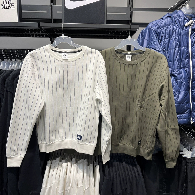 正品Nike/耐克男女情侣秋卫衣加绒运动上衣休闲圆领套头衫 DH2637