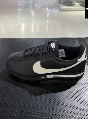 NIKE耐克女子阿甘运动鞋CORTEZ秋冬复古黑色休闲板鞋DN1791-006