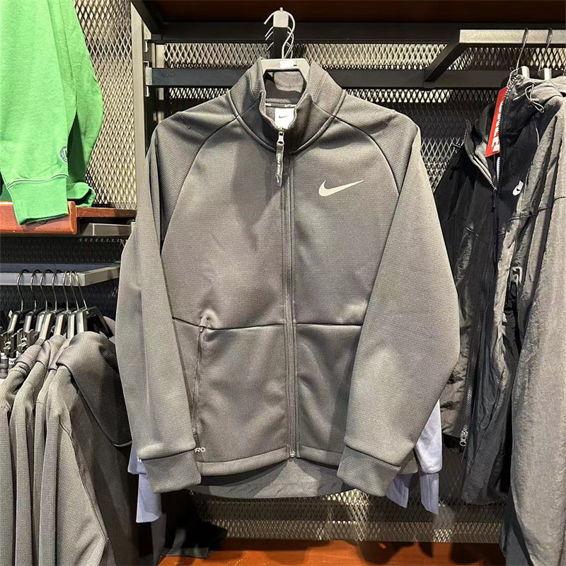 正品Nike/耐克男子春秋外套立领运动上衣加绒休闲夹克 DM5941-010