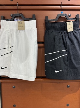 正品Nike耐克女短裤2024秋季新款宽松运动休闲百搭梭织裤HM4633