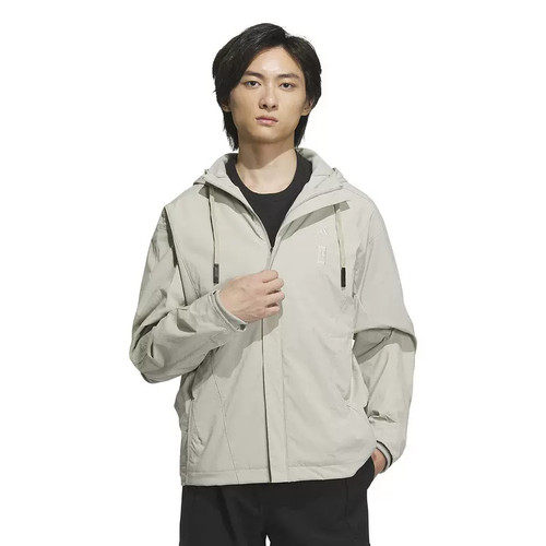 正品Addas/阿迪达斯春季新款男子运动休闲外套连帽梭织夹克IX4289