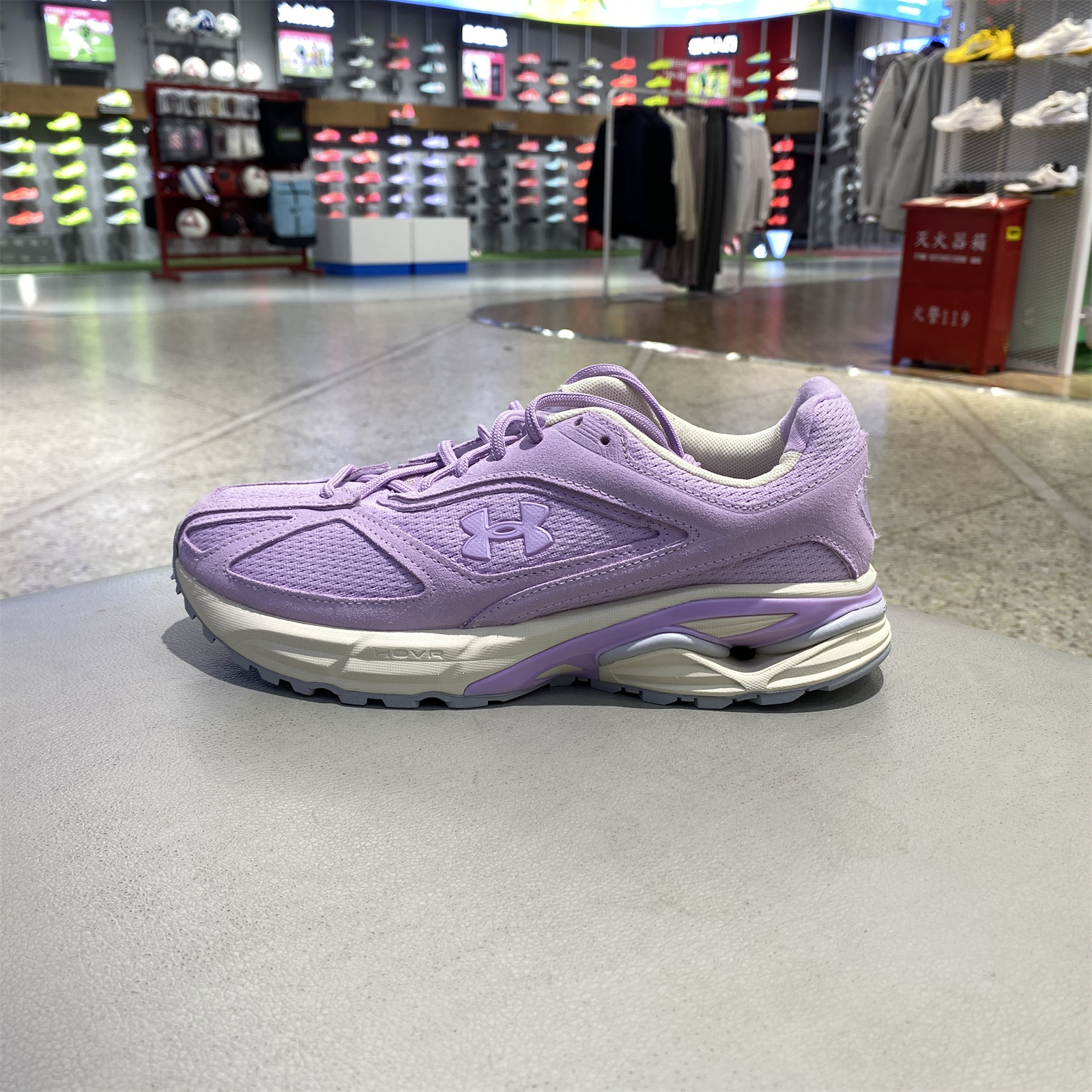 UA安德玛男女情侣休闲老爹鞋百搭厚底透气跑步运动旅游鞋3027596