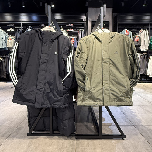 阿迪达斯男棉服外套保暖夹克