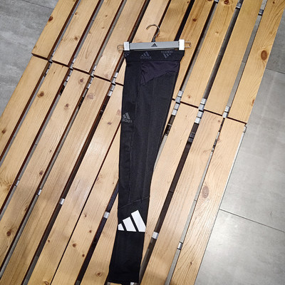 正品Adidas/阿迪达斯男子运动健身训练紧身弹力跑步长裤 GL0452