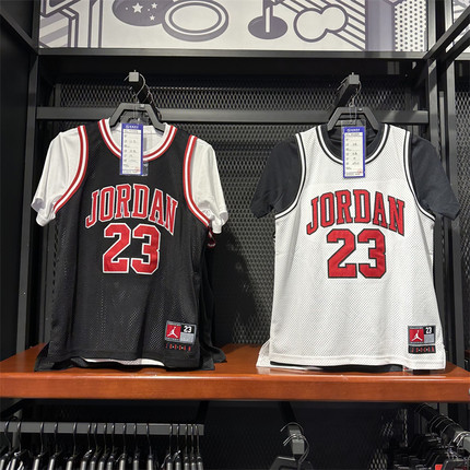 正品Nike耐克JORDAN春季大童男运动休闲背心无袖透气T恤DO1968