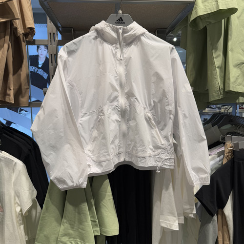 阿迪达斯女子防晒外套夏皮肤衣