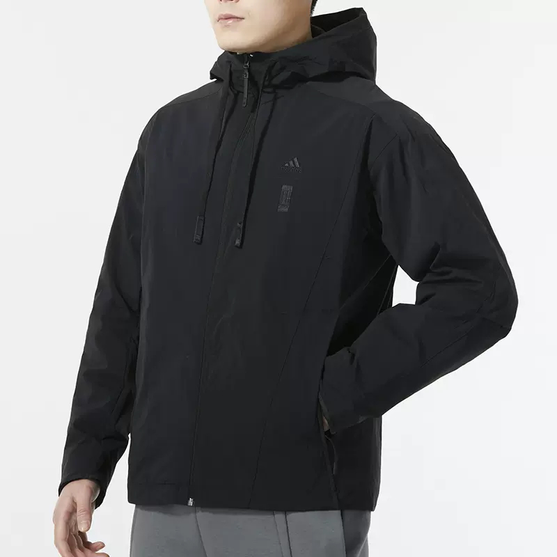 正品Adidas/阿迪达斯秋季男子运动服休闲梭织保暖夹克外套 IX4287