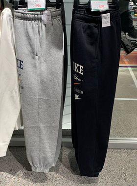 正品NIKE/耐克男子加绒长裤休闲束脚卫裤FN2644卫衣套头衫 FN2611