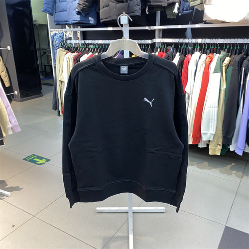 正品Puma/彪马秋冬季新款女子卫衣休闲时尚圆领套头衫 682159-01