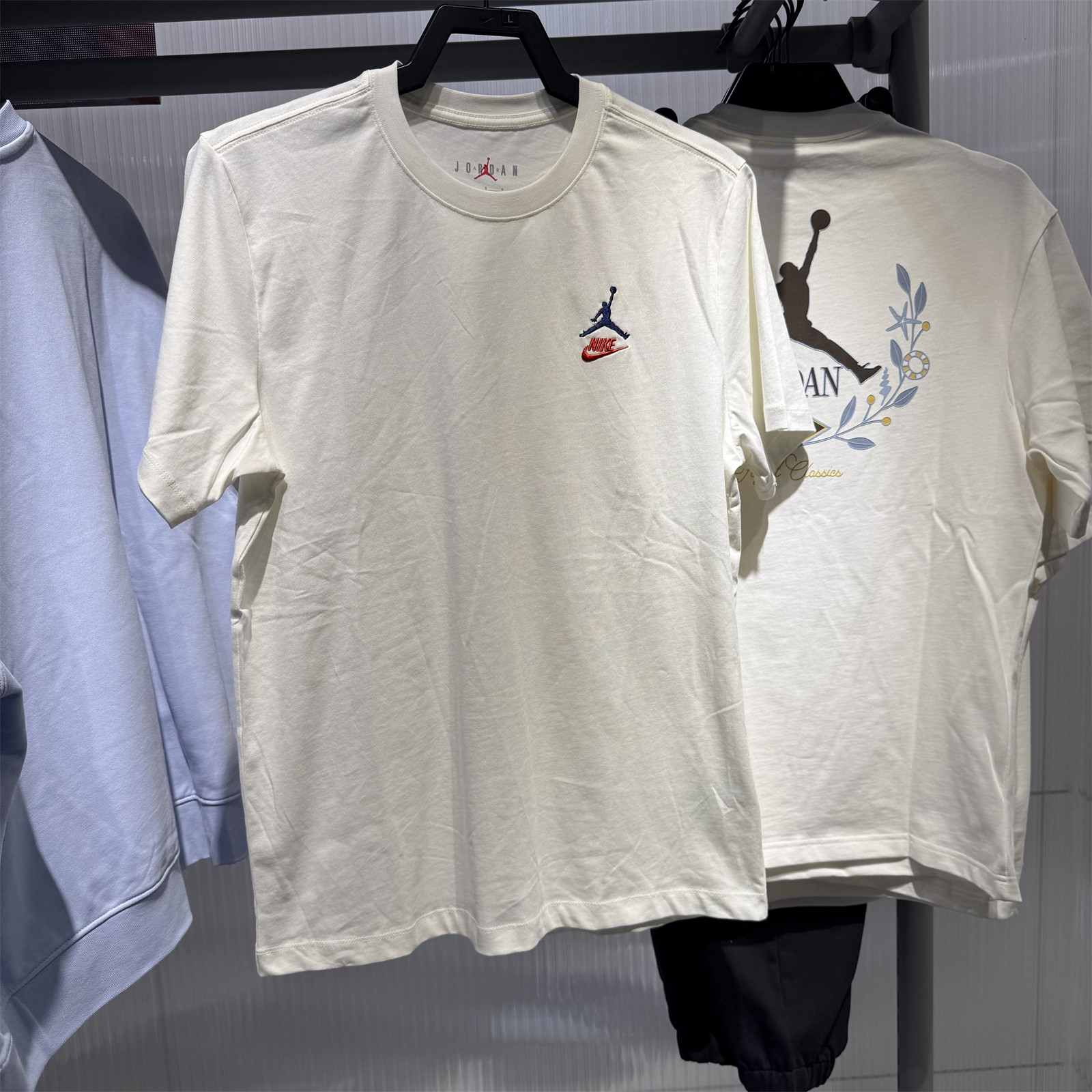 Nike耐克男子短袖AirJordan篮球运动2025夏新款半袖纯棉T恤IB7527