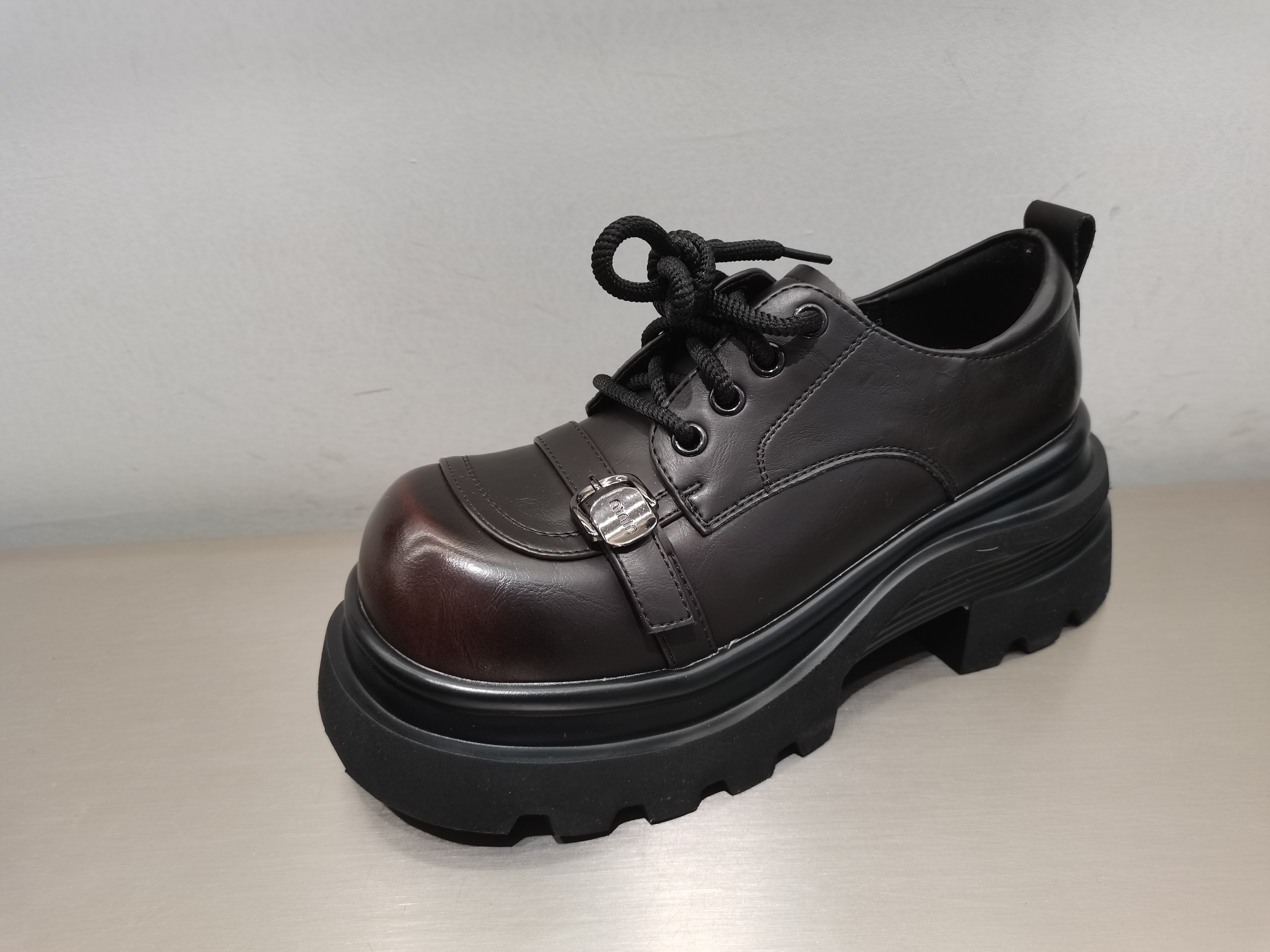 2026春季新款真皮女鞋爆款厚底增高乐福鞋JK小皮鞋.百搭休闲鞋子