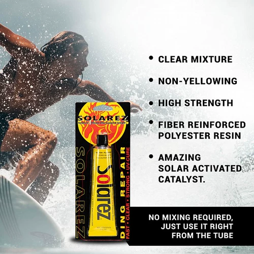 Solarez Sun Gas Repair Pu Surfing Board
