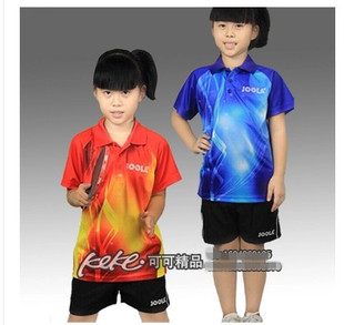 正品JOOLA优拉尤拉 671 成人儿童乒乓球服短袖上衣T恤套装速干