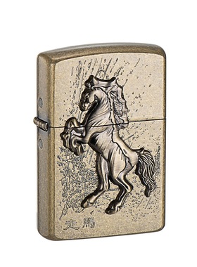 ZORRO佐罗Z92047滚花浮雕马铜壳煤油打火机防风个性定制男礼品