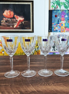 现货 礼盒装Waterford Marquis Sparkle水晶红酒杯 酒杯四件套