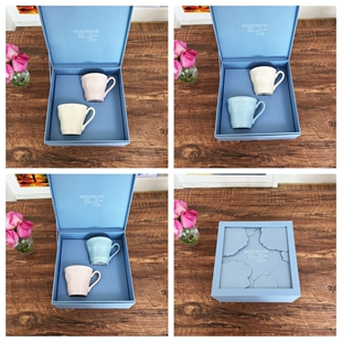 现货 花朵礼盒 礼盒装 Wedgwood 欢愉假日陶瓷马克杯对杯多色可选