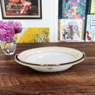 新年家宴盘Wedgwood Cornucopia 丰饶之角骨瓷椭圆蔬菜盆 中餐盘