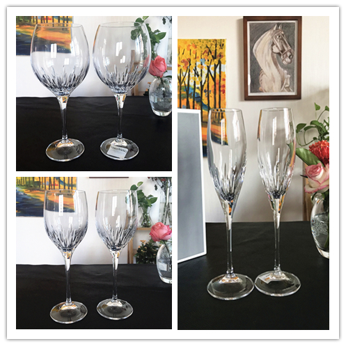 现货Wedgwood王薇薇Duchesse公爵夫人水晶红酒香槟杯对杯新婚礼物