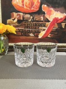 新年礼物 礼盒装Waterford Giftology欧式水晶威士忌杯平底杯对杯