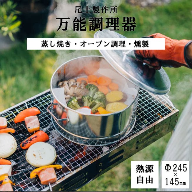 日本进口便携露营木炭烧烤炉