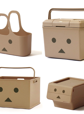 日本进口人气新款DANBOARD纸箱人阿楞储物收纳篮子9L保温箱保冷箱