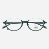 日本BGS眼镜框下半框时尚 眼镜架304 近视可配老花日系复古小框女款