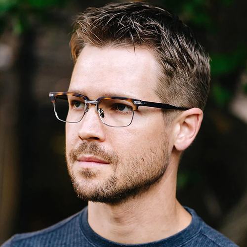 MasunagaKenzo联名眉线框眼镜架