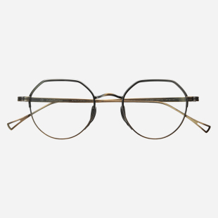 日本KameMannen万年龟眼镜框纯钛小框复古47mm日系眼镜架KMN9920