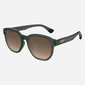 Maui Jim茂宜睛墨镜偏光时尚 防紫外线防晒大脸方框太阳镜MJ0646SA