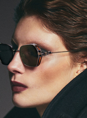 日本MATSUDA墨镜松田光弘六边形复古超轻纯钛时尚男女太阳镜M3153